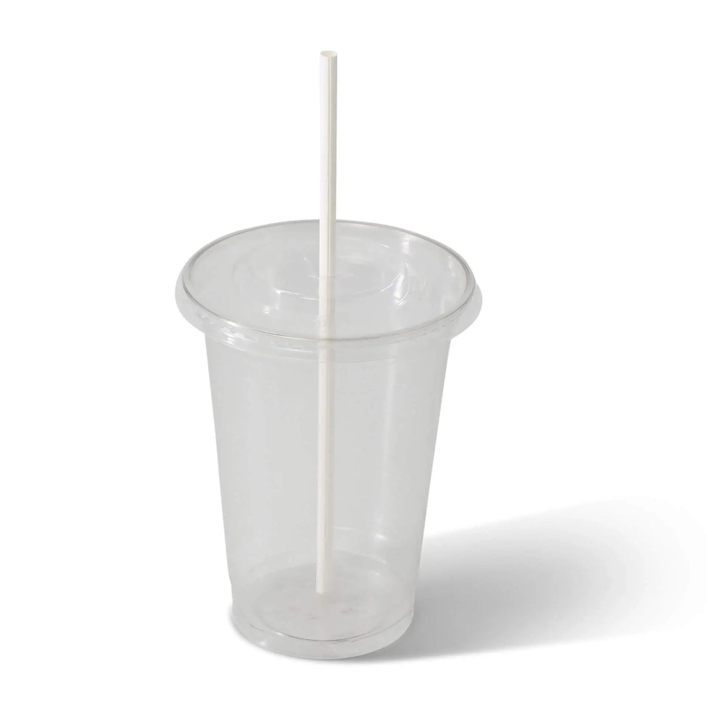 Paper jumbo straw 20 Ø 0.5cm, white, packed 