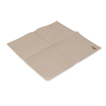 Premium recycled paper napkins 25 x 25 cm, 2 layers 