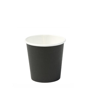 Papierový espresso pohár, 100 ml, čierny