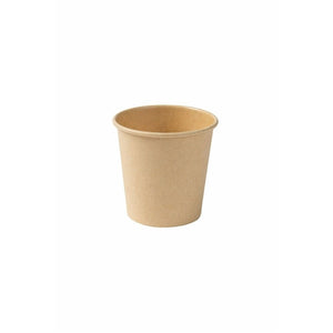 papierový pohár, 100 ml, Ø 62 mm, hnedý 