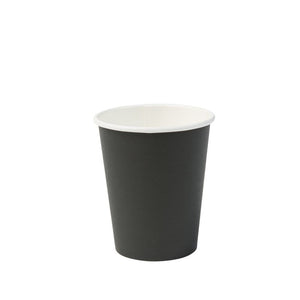 Papierový pohár, 200 ml, Ø 80mm, čierny
