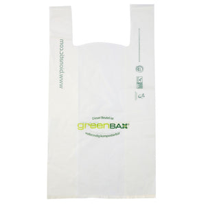 Kompostovateľná taška Mater-Bi® L,  30+18x60cm