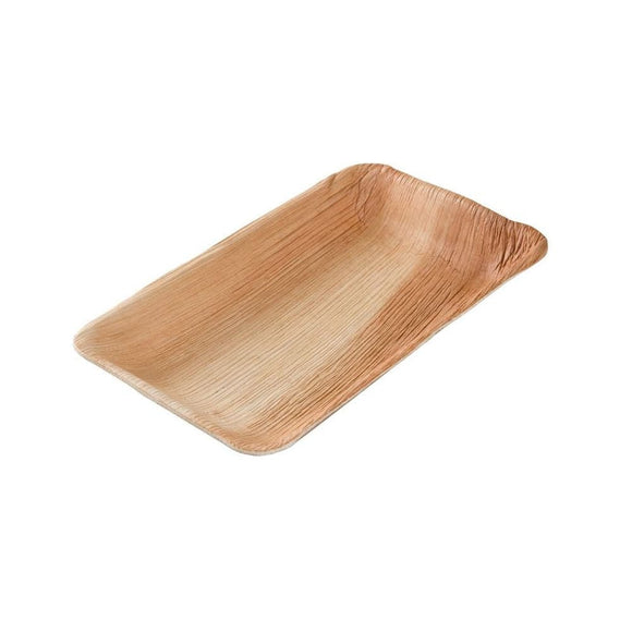 Palmový tanier, hlboký, 25 x 15 cm, obdĺžnikový